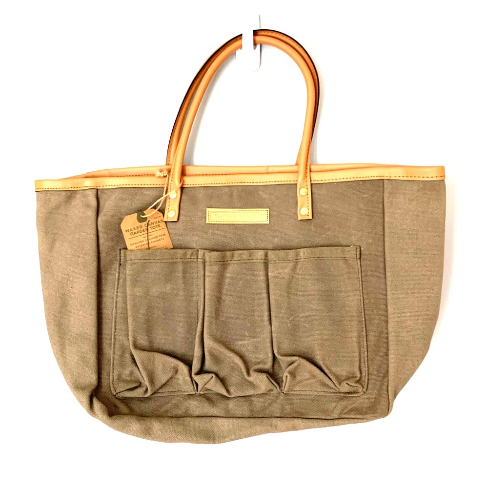 NWT Smith and Hawken olive green Garden Tote